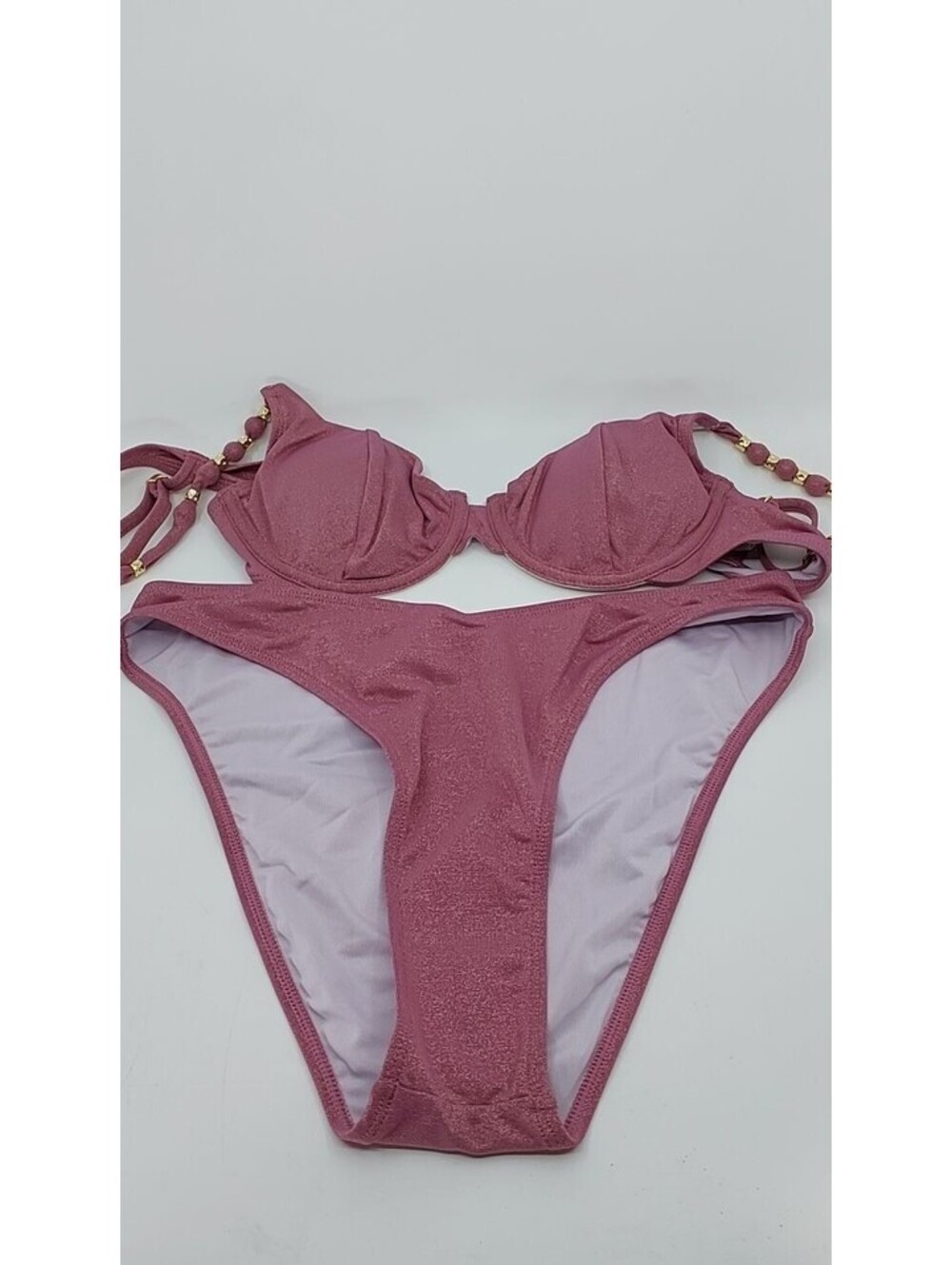 NWT Cupshe Princess Purple Bikini Set